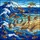 Ocean Lovers' Intricate Tiffany Stained Glass Fish School Jewel Tone Ocean Art Stained Glass Suncatcher - 5