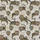 Cat Lovers' Dynamic Roaring Tabby Cat Flat Graphic All-Over Pattern, Muted Gold 'The Beast Inside Me' on Heather Grey Satin Pajamas Set - 4