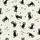 Cat Lovers' Whimsical Creamy Off-White Black Cartoon Cats Light Blue Stripes Hearts Playful Text Satin Pajamas Set - 4