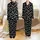 Introvert's Black White Minimalist Indifferent Cat 'EW, PEOPLE' Seamless All-Over Pattern Satin Pajamas Set - 1