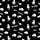 Introvert's Black White Minimalist Indifferent Cat 'EW, PEOPLE' Seamless All-Over Pattern Satin Pajamas Set - 4