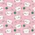 Cat Lovers' Whimsical Bubblegum Pink Smiling Cat Faces & Emerald Green Playful Pet Pattern Satin Pajamas Set - 4