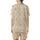 Women's Creamy Beige & Warm Brown Hand-Drawn Gingerbread Men, Minimalist Christmas Trees, Stars Pattern Satin Pajamas Set Satin Short-Sleeve Pajamas Set - 3