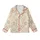 Women's Creamy Beige & Warm Brown Hand-Drawn Gingerbread Men, Minimalist Christmas Trees, Stars Kid Satin Pajamas Set - 1