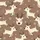 Whimsy Lovers' Rich Milk Chocolate Brown Cream Beige Cartoon Reindeer Snow Flurry Pattern Satin Pajamas Set - 4