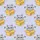 Cat Lovers' Seamless Cartoon Grey Kittens Peeking Golden Boxes Lavender Butterfly Dot Pattern Satin Pajamas Set - 4