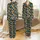 Mid-Century Modern Cat Lovers' Retro Flat Art Geometric Feline & Star Pattern in Teal, Yellow, Orange Satin Pajamas Set - 1