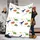 Cheerful Bold Graphic Dinosaur Pattern Blue Green Orange Red Yellow Bedding Set - 1
