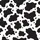 Modern Style Aficionados' Bold Jet Black & White Organic Cowhide Spot Pattern Satin Pajamas Set - 4