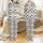 Cow Lovers' Playful White Black Yellow-Tan Pink Cartoon Cow Faces Spots Moo Pattern Satin Pajamas Set - 1