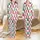 Women's Whimsical Hand-Drawn Cowboy Boots Rose Pink Turquoise Rustic Pattern Satin Pajamas Set - 1