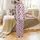 Kawaii Animal Lovers' Adorable Chibi Dairy Cow & Milk Carton Pastel Pink Pattern with Black Spots & Vibrant Pink Outlines Satin Pajamas Set - 3