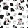 Cow Lovers' Playful Cartoon Cow Black Spot Milk Splashes Pattern White Pink Satin Pajamas Set - 4