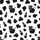 Cow Print Enthusiasts' Graphic Black White Cow Print Pattern with Whimsical Cows Milk Bottles & Hearts Satin Pajamas Set - 4