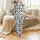 Cow Print Enthusiasts' Graphic Black White Cow Print Pattern with Whimsical Cows Milk Bottles & Hearts Satin Pajamas Set - 2