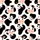 Whimsical Farm Animal Lovers' Playful Black White Cow Print Pink-Cheeked Crowned Cartoon Cows Satin Pajamas Set - 4