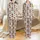 Highland Cow Lovers' Adorable Fluffy Cinnamon Cow Red Buffalo Plaid Beanie Hay Pattern Satin Pajamas Set - 1