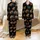 Cow Lovers' Charming Highland Cow Pairs Reddish-Brown Black Nuzzle Turquoise Bow Seamless Pattern Satin Pajamas Set - 1