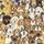 Dog Lover's Playful Cartoon Dog Breeds Design - Garment Print Satin Pajamas Set - 4