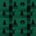 Nature Lovers' Seamless Emerald Green Black Buffalo Plaid Pine Tree Deer Bear Silhouette Pattern Satin Pajamas Set - 4