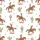 Western Lifestyle Enthusiasts' Hand-Drawn Cowboy Cactus Watercolor Desert Pattern Warm Browns Sage Green Satin Pajamas Set - 4