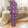 Whimsical Western Dreamers Vibrant Plum Purple Hot Pink Cowboy Boots Disco Ball Cactus Yellow Star Pattern Satin Pajamas Set - 3