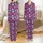 Whimsical Western Dreamers Vibrant Plum Purple Hot Pink Cowboy Boots Disco Ball Cactus Yellow Star Pattern Satin Pajamas Set - 1
