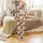 Holiday Western Fans' Rustic Vintage Red Hat Santa HOWDY Cactus Boots Pattern Satin Pajamas Set - 2