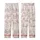 Family Christmas Vintage Toile Winter Wonderland Rustic Maroon Line Art Kid Satin Pajamas Set - 3