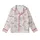 Family Christmas Vintage Toile Winter Wonderland Rustic Maroon Line Art Kid Satin Pajamas Set - 2