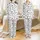 Cow Lovers' Whimsical Hand-Drawn Black White Cartoon Cows Organic Spot Pattern Satin Pajamas Set - 1