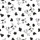 Cow Lovers' Whimsical Hand-Drawn Black White Cartoon Cows Organic Spot Pattern Satin Pajamas Set - 4
