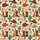 Western Lifestyle Lovers' Playful Hand-Drawn Desert Cream Pattern with Cowboy Hats, Cacti, & Horseshoes Satin Pajamas Set - 4