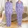 Women's Whimsical Lavender Fuchsia Cowgirl Boots Disco Ball "Howdy" Seamless Pattern Satin Pajamas Set - 1