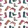 Western Style Admirers' Hand-Drawn Folk Art Cowboy Boots Pattern: Fuchsia Pink, Deep Teal, Red Satin Pajamas Set - 4