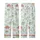 Playful Women's Seamless Pastel Sky Blue Hand-Drawn Cartoon Dinosaurs & Prehistoric Flora Kid Satin Pajamas Set - 3