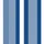 Women's Crisp Cobalt Blue White Alternating Fine Broad Vertical Stripe Geometric Kid Satin Pajamas Set - 4