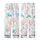 Women's Whimsical Aqua Teal Watercolor Sea Turtle Coral Pink Reef Kid Satin Pajamas Set - 3
