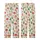 Women's Whimsical Gingerbread Hot Cocoa Candy Cane Holly Pattern on Creamy Off-White Kid Satin Pajamas Set - 3
