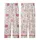 Women's Vintage Botanical Blush Rose Peony Floral with Sage Green Leaves & Burgundy Outlines Kid Satin Pajamas Set - 3