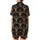 Animal Lovers' Whimsical Cow Heads with Glasses & Floral Crowns, Humorous Typography, Earthy Tones & Plaid Hint Satin Short-Sleeve Pajamas Set - 3