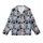 Farm Animal Fans' Illustrative Flat Cartoon Cow Faces Pink Snouts Muted Blue-Grey All-Over Black Spot Pattern Kid Satin Pajamas Set - 3mo5mygrh3