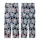 Farm Animal Fans' Illustrative Flat Cartoon Cow Faces Pink Snouts Muted Blue-Grey All-Over Black Spot Pattern Kid Satin Pajamas Set - 3