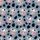Farm Animal Fans' Illustrative Flat Cartoon Cow Faces Pink Snouts Muted Blue-Grey All-Over Black Spot Pattern Kid Satin Pajamas Set - 4