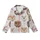 Whimsical Animal Lovers' Fluffy Highland Calves Multi-Color Christmas Lights Pastel Stars Pattern Kid Satin Pajamas Set - 2