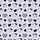 Cute Farm Animal Lovers' Soft Light Lavender Seamless Cartoon Cow Heads, Black Patches, Mixed Heart Spots Pattern Kid Satin Pajamas Set - 4
