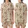 Boho Western Lovers' Retro Illustrated Cowboy Boots Wildflowers Peach Coral Olive Green Pattern Satin Short-Sleeve Pajamas Set - 1