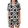Fashion-Forward Individuals' Bold Black White Organic Irregular Cow Spot Seamless Pattern Satin Short-Sleeve Pajamas Set - 2