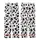 Modern Style Enthusiasts' Dynamic Black White Organic Interconnected Rounded Shapes Pattern Kid Satin Pajamas Set - 3