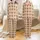 Highland Cow Lovers' Whimsical Brown Leopard Bow Peachy Pink Pattern Satin Pajamas Set - 1